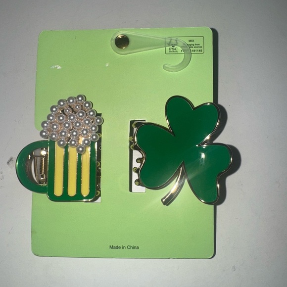 Piper Saint Patricks Festive Hair Claw Clip - Picture 2 of 2